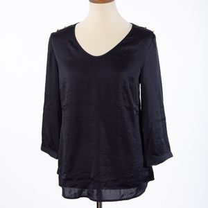 The Limited Navy Blue Blouse